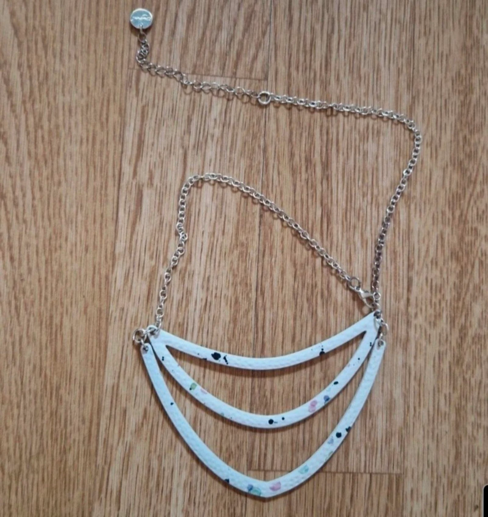 Collar Desigual "La vida es chula" plata